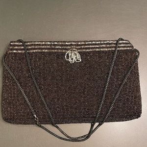 Vintage fully beaded bag